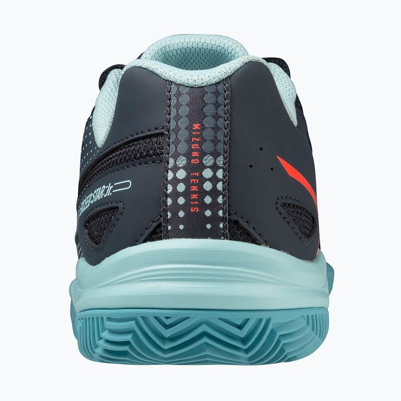 Vaikų teniso bateliai Mizuno Exceed Star CC collegiate blue/soleil/tanager/turquoise 9