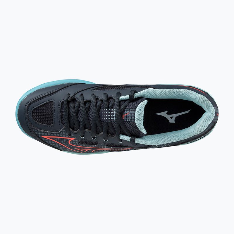 Vaikų teniso bateliai Mizuno Exceed Star CC collegiate blue/soleil/tanager/turquoise 10
