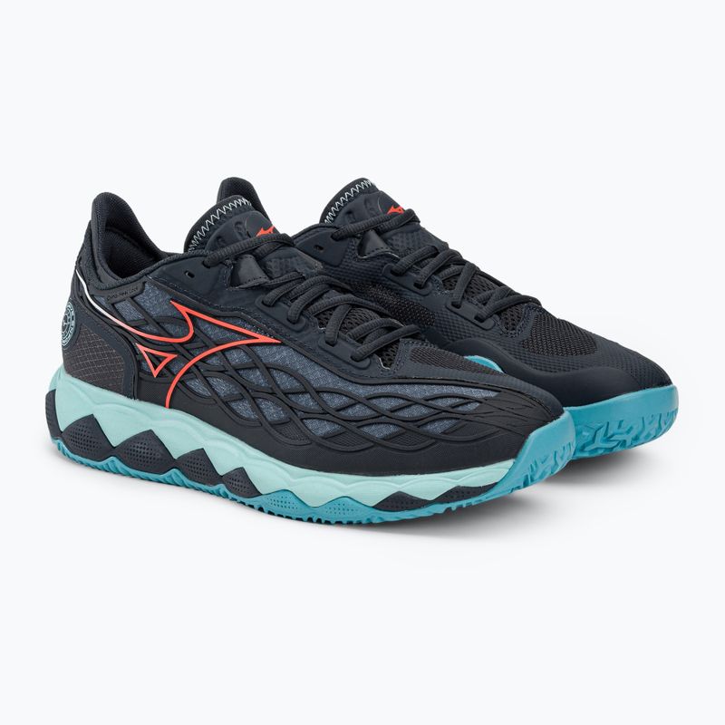 Vyriški teniso bateliai Mizuno Wave Enforce Tour CC navy blue 61GC230412 4