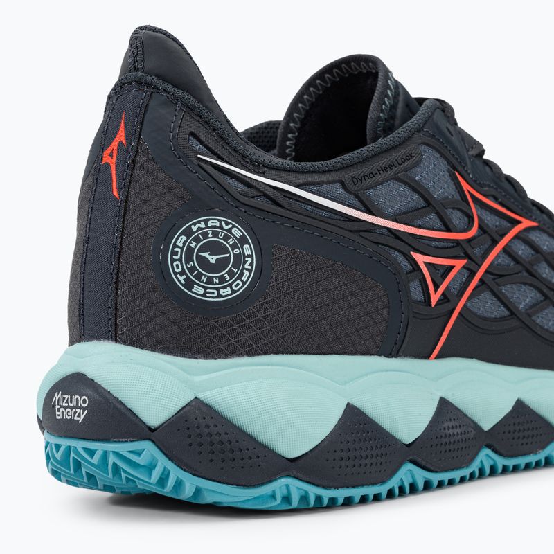 Vyriški teniso bateliai Mizuno Wave Enforce Tour CC navy blue 61GC230412 9
