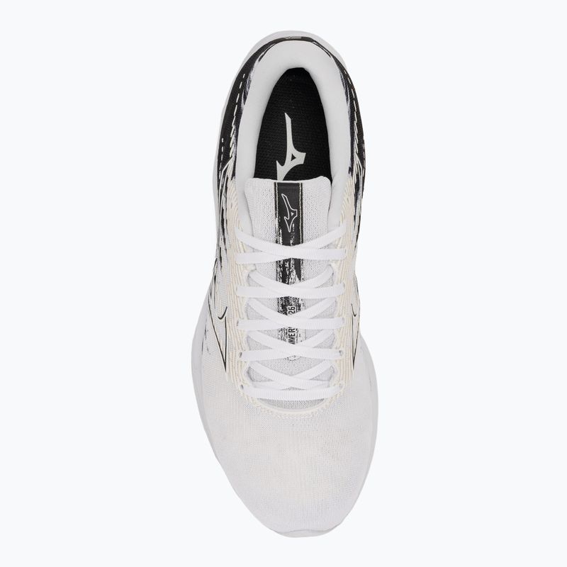 Vyriški bėgimo bateliai Mizuno Wave Rider 26 white/white/black 6