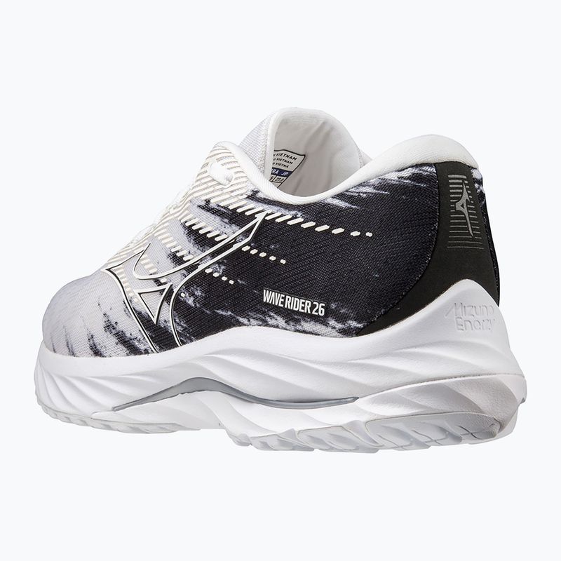 Vyriški bėgimo bateliai Mizuno Wave Rider 26 white/white/black 9