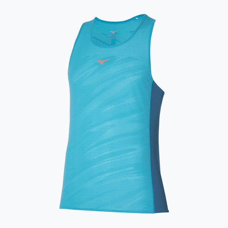 Vyriškas bėgimo marškinėlis Mizuno Aero Tank maui blue