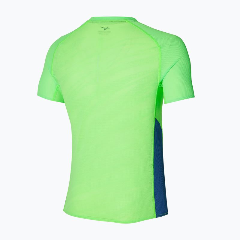 Vyriški bėgimo marškinėliai Mizuno Aero Tee light green 2
