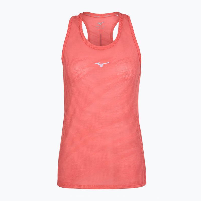 Moteriškas bėgimo marškinėlis Mizuno Aero Tank sunkissed coral