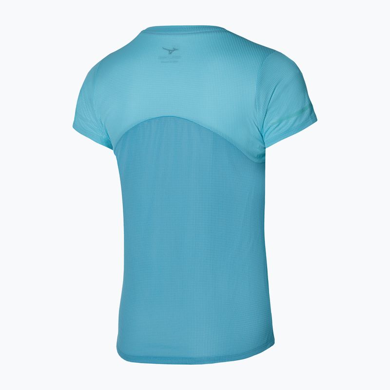Moteriški bėgimo marškinėliai Mizuno DryAeroFlow Tee maui blue 2