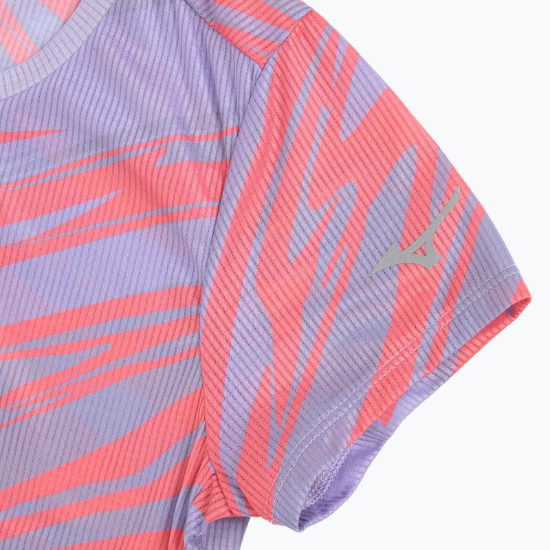Moteriški bėgimo marškinėliai Mizuno DAF Graphic Tee pastel lilac 3