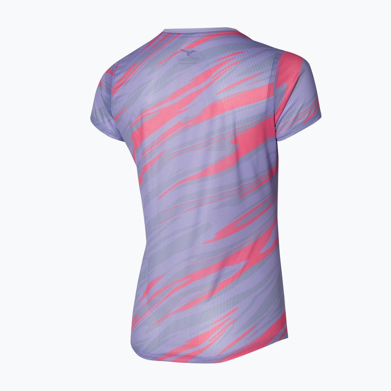 Moteriški bėgimo marškinėliai Mizuno DAF Graphic Tee pastel lilac 2