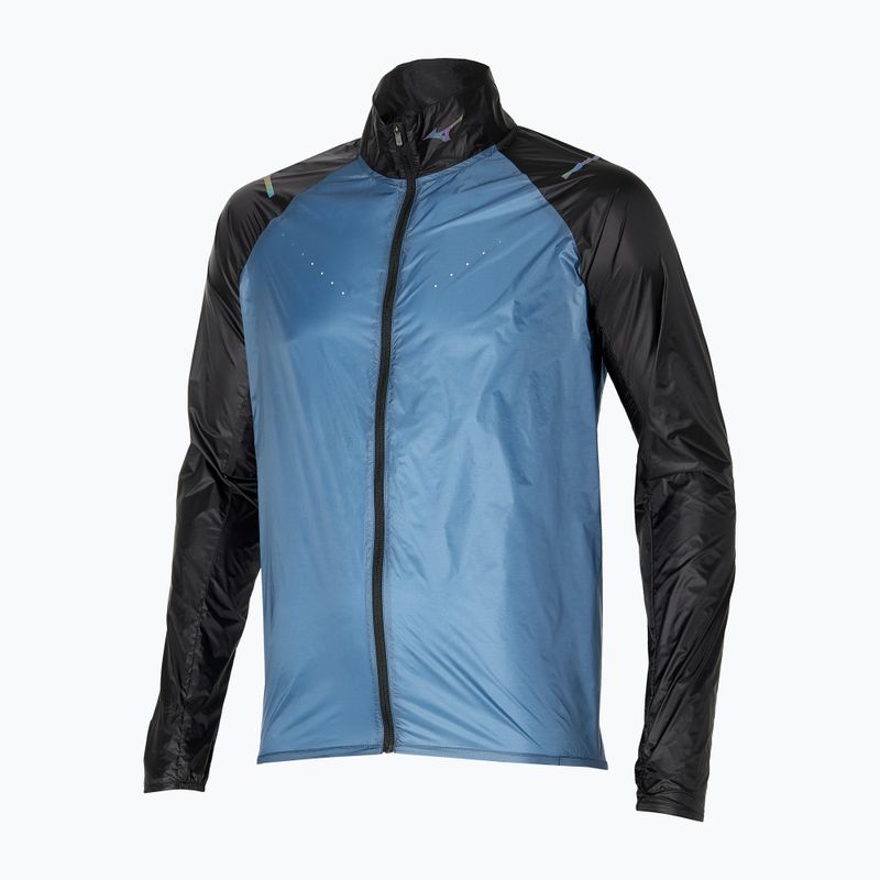 Vyriška "Mizuno Aero" mėlyna pelenų bėgimo striukė 4