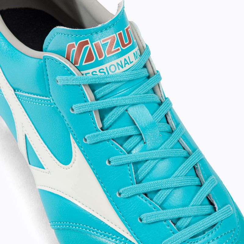 Futbolo bateliai Mizuno Morelia II Pro mėlyni ir balti P1GA231325 8