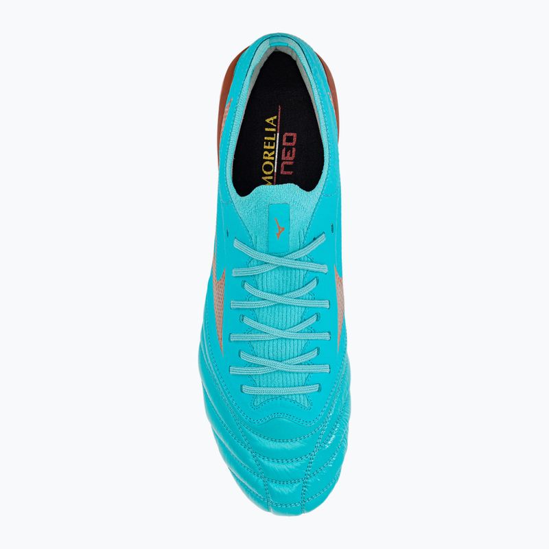 Futbolo bateliai Mizuno Morelia Neo III Beta Elite mėlyni P1GA239125 6