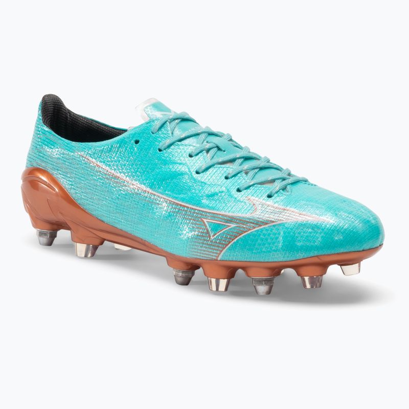 Vyriški futbolo bateliai Mizuno Alpha JP Mix blue curacao/snow white/redbsatin