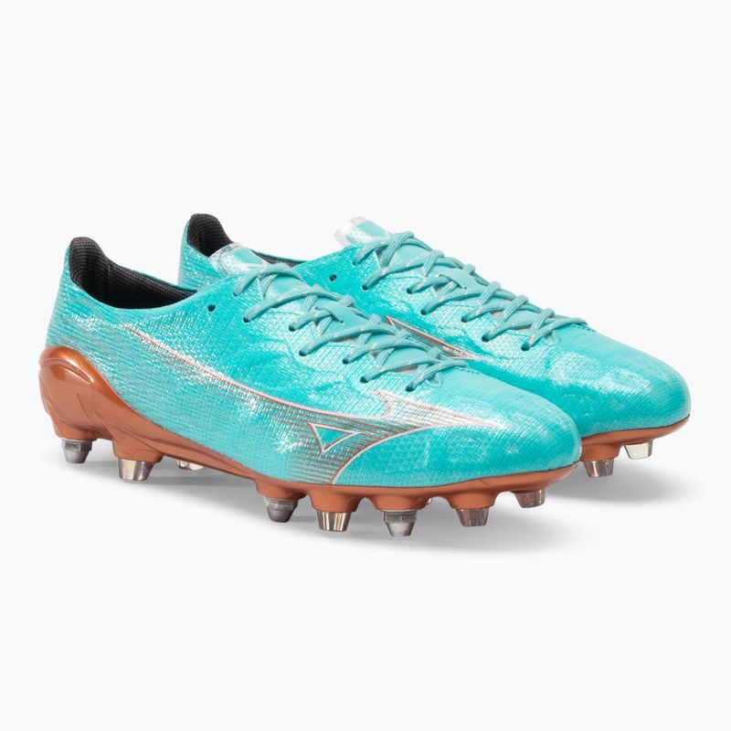 Vyriški futbolo bateliai Mizuno Alpha JP Mix blue curacao/snow white/redbsatin 4