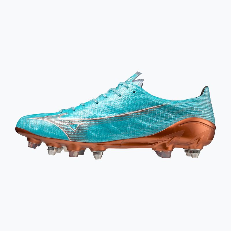 Vyriški futbolo bateliai Mizuno Alpha JP Mix blue curacao/snow white/redbsatin 12