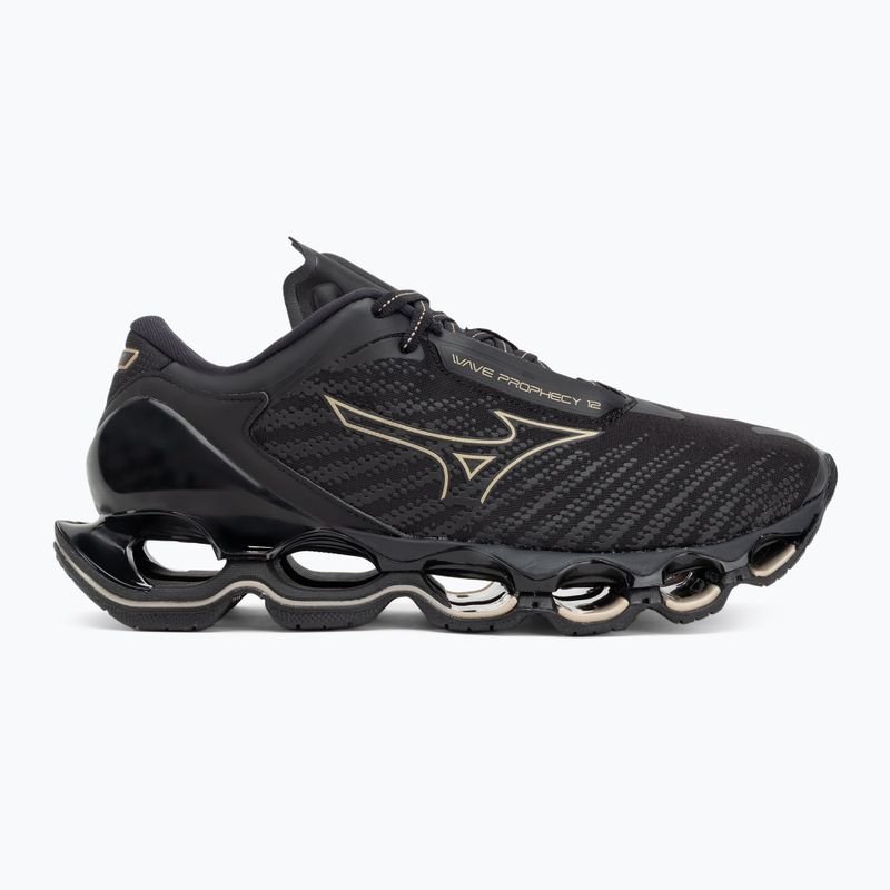 Moteriški bėgimo bateliai Mizuno Wave Prophecy 12 black/ge gold 2