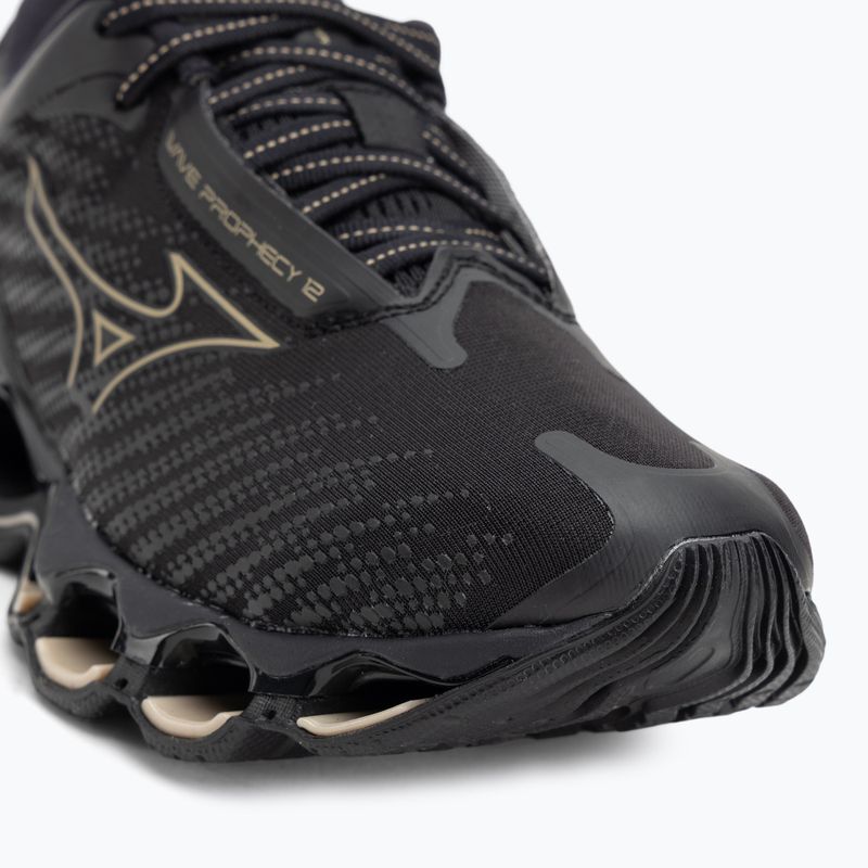Moteriški bėgimo bateliai Mizuno Wave Prophecy 12 black/ge gold 7