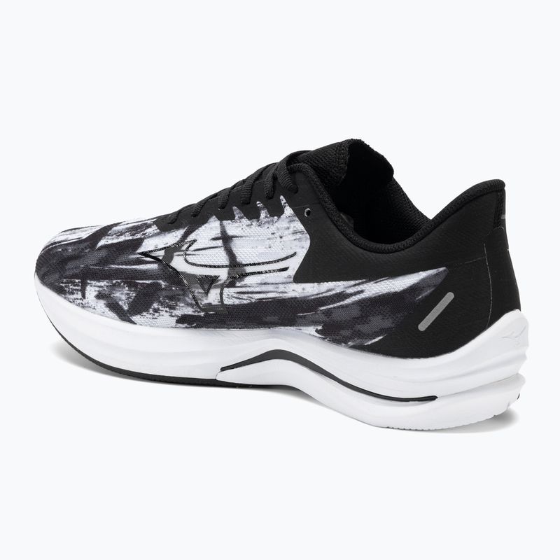 Vyriški bėgimo bateliai Mizuno Wave Rebellion Sonic white/black 3