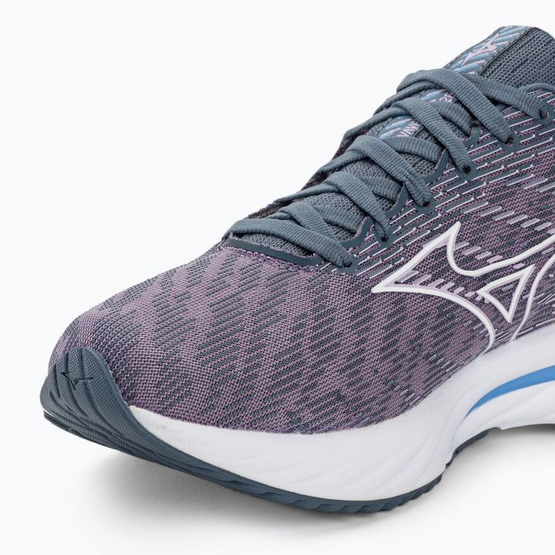 Moteriški bėgimo batai Mizuno Wave Rider 26 wisteria/whitee/china blue 7