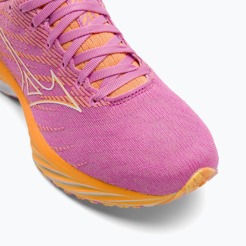 Moteriški bėgimo bateliai Mizuno Wave Rider 26 Roxy cyclamen/white/mockorang 8