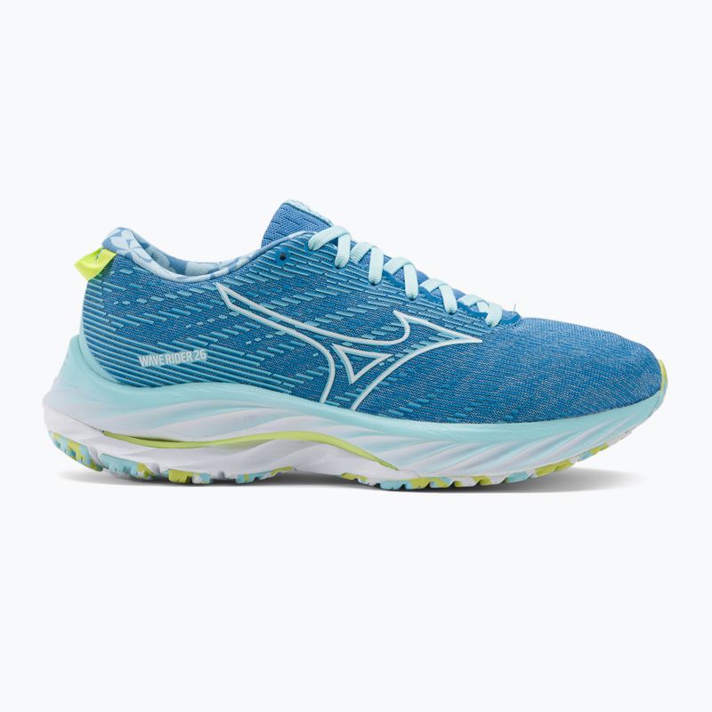 Moteriški bėgimo bateliai Mizuno Wave Rider 26 Roxy atomiz/white/daiqgreen 2