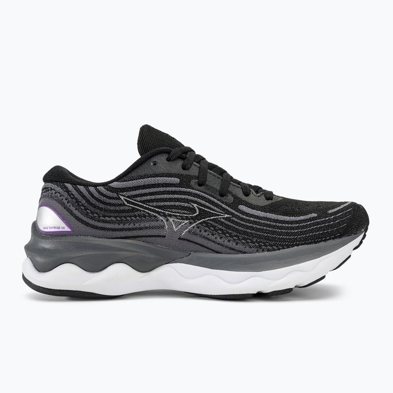 Moteriški bėgimo batai Mizuno Wave Skyrise 4 black/nimbclud/quiet shade 2