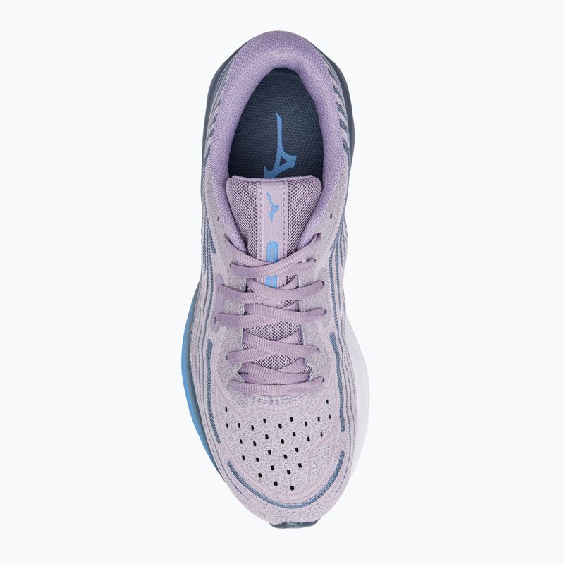 Moteriški bėgimo bateliai Mizuno Wave Skyrise 4 wisteria/white/chinablue 7