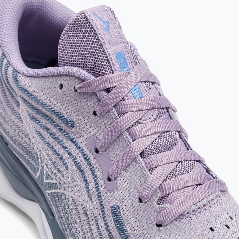 Moteriški bėgimo bateliai Mizuno Wave Skyrise 4 wisteria/white/chinablue 10