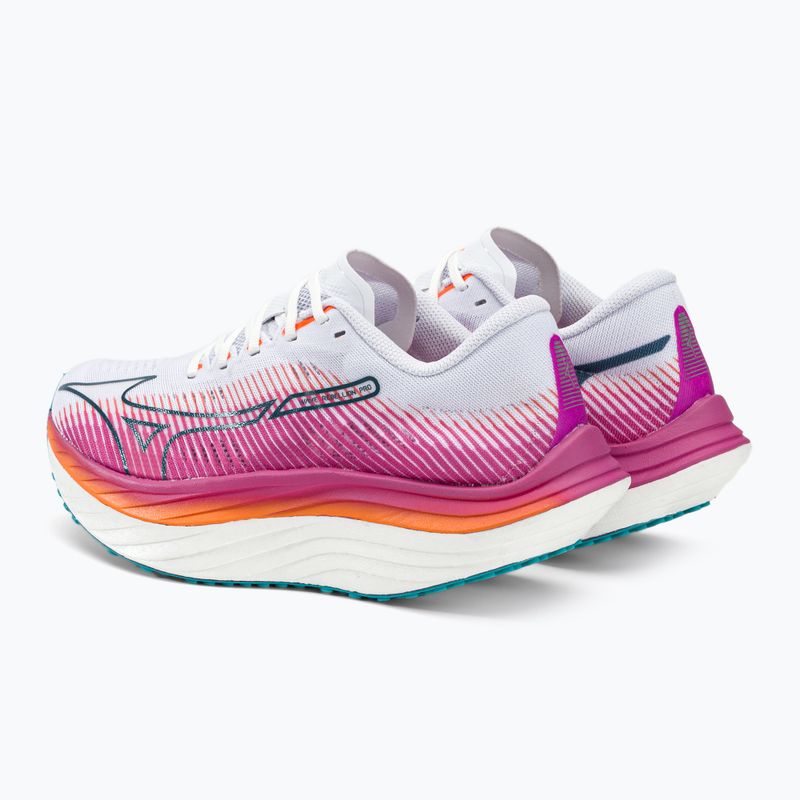 Mizuno Wave Rebellion Pro bėgimo bateliai baltos ir rožinės spalvos J1GD231721 7