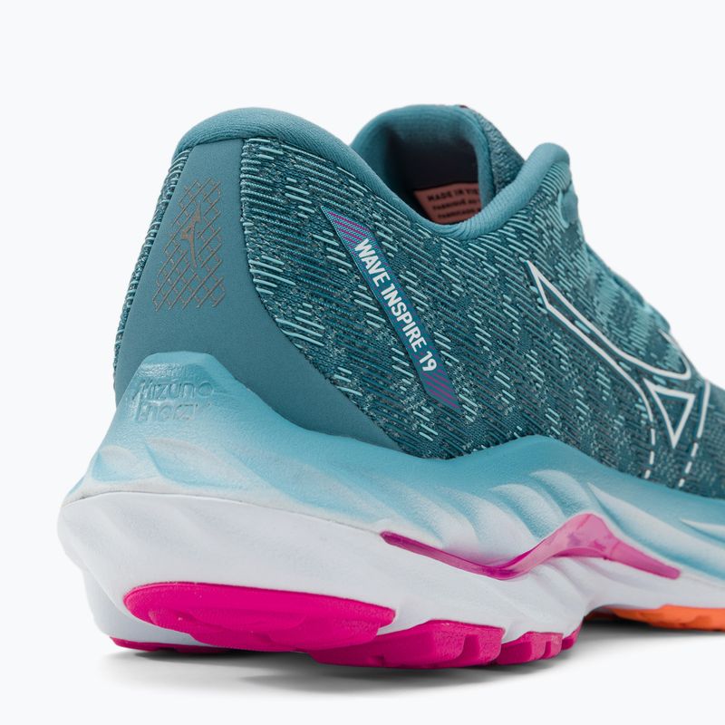 Moteriški bėgimo bateliai Mizuno Wave Inspire 19 blue J1GD234421 8