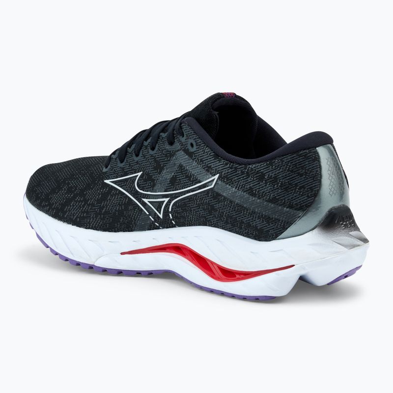 Moteriški bėgimo bateliai Mizuno Wave Inspire 19 W black/ silver/ bitsweet 3