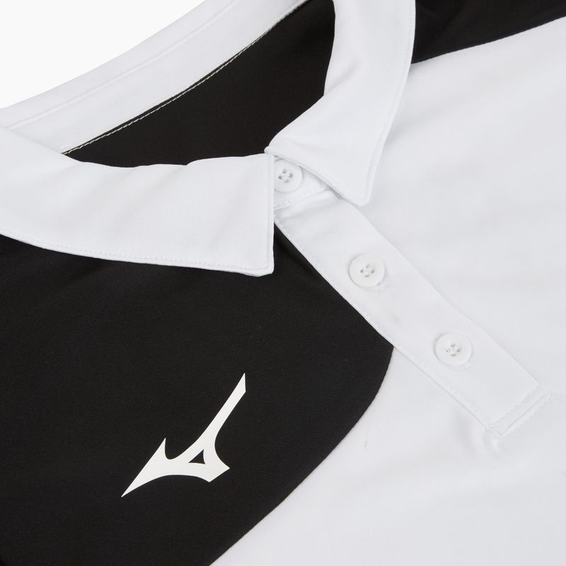 Moteriški polo marškinėliai Mizuno Kobe Polo white/black 3