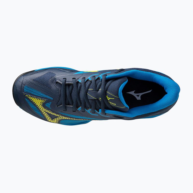 Vyriški teniso bateliai Mizuno Wave Exceed Light 2 AC dress blues/bolt2 neon/clolsonne 10