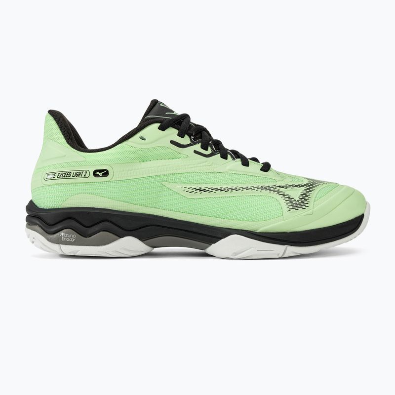 Vyriški teniso batai Mizuno Wave Exceed Light 2 AC patina green/black/white 2