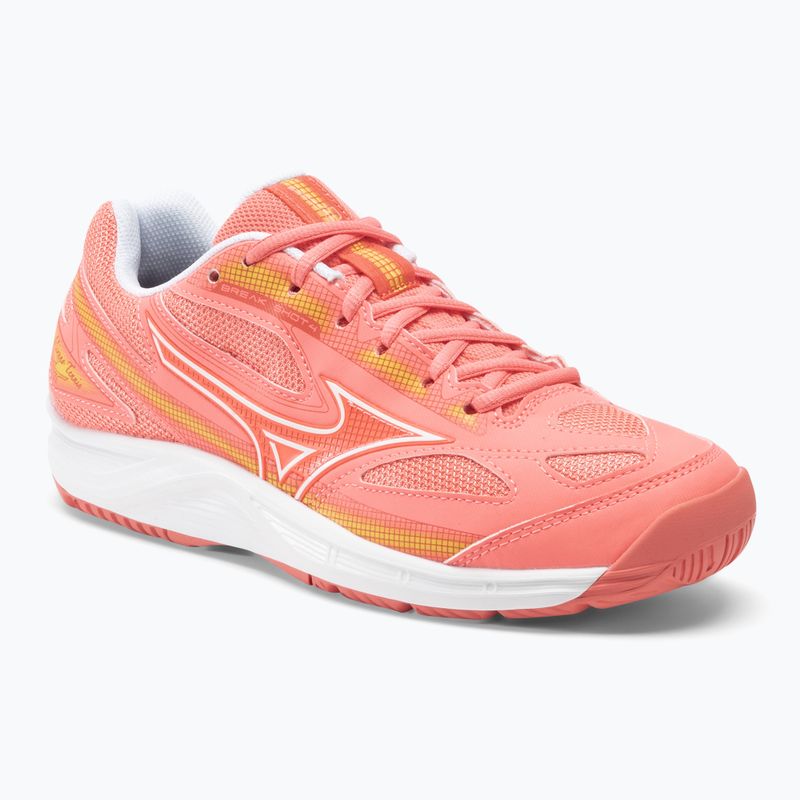 Moteriški teniso bateliai Mizuno Break Shot 4 AC candy coral/white/fusion coral