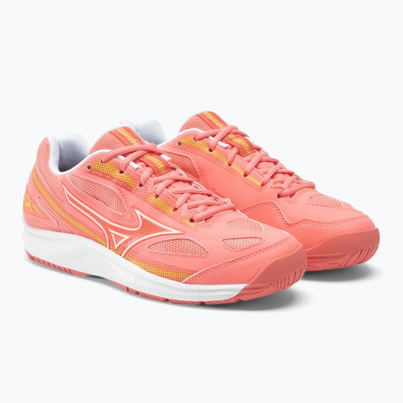 Moteriški teniso bateliai Mizuno Break Shot 4 AC candy coral/white/fusion coral 5