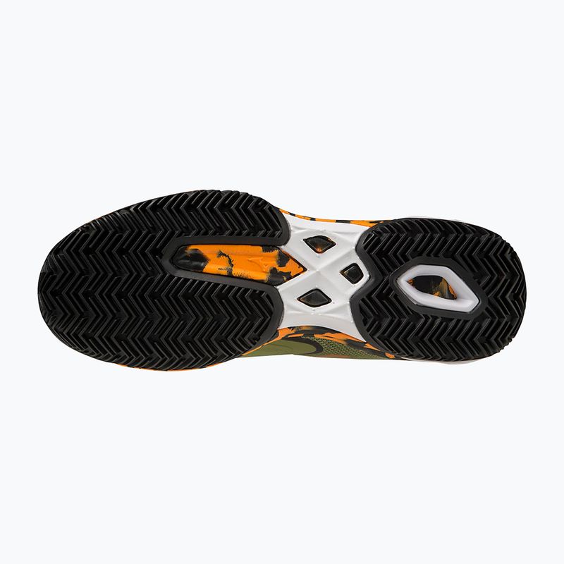 Vyriški padelio batai Mizuno Wave Exceed Light 2 Padel calliste green/vibrant orange/black 15