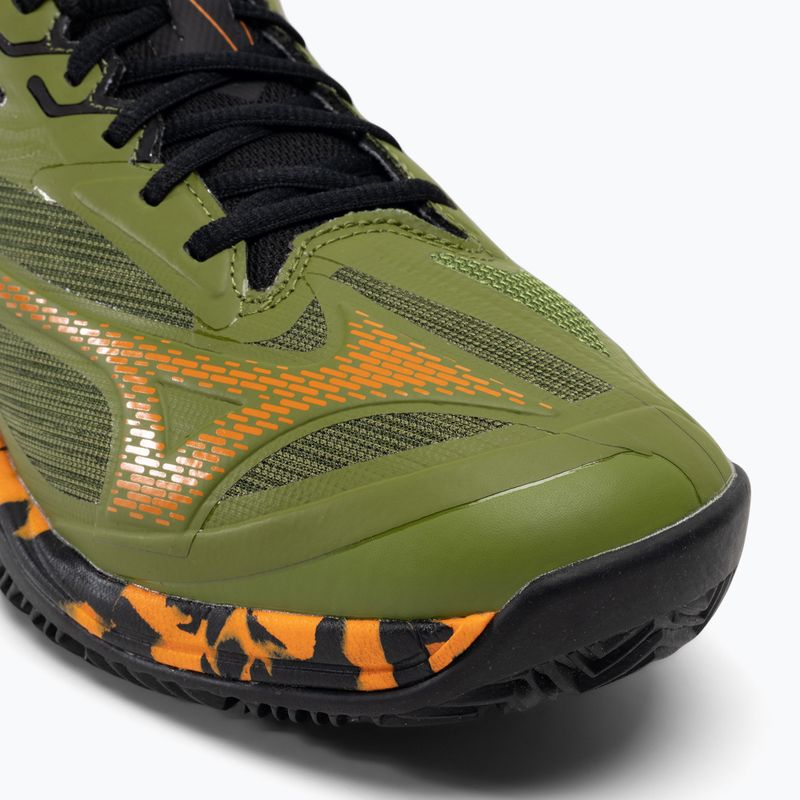 Vyriški padelio batai Mizuno Wave Exceed Light 2 Padel calliste green/vibrant orange/black 7