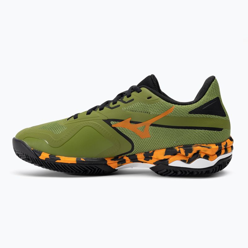 Vyriški padelio batai Mizuno Wave Exceed Light 2 Padel calliste green/vibrant orange/black 10