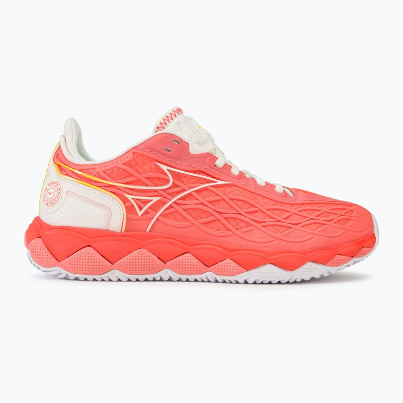 Moteriški teniso batai Mizuno Wave Enforce Tour CC candy coral/snow white/neon flame 2