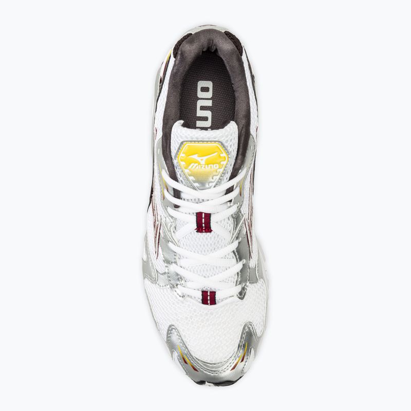 Batai Mizuno Wave Rider 10 white/cabernet/silver 5