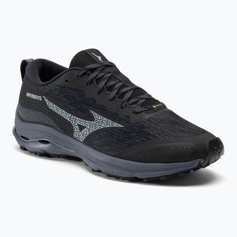 Vyriški bėgimo bateliai Mizuno Wave Rider GTX black/omre blue/glacial ridge