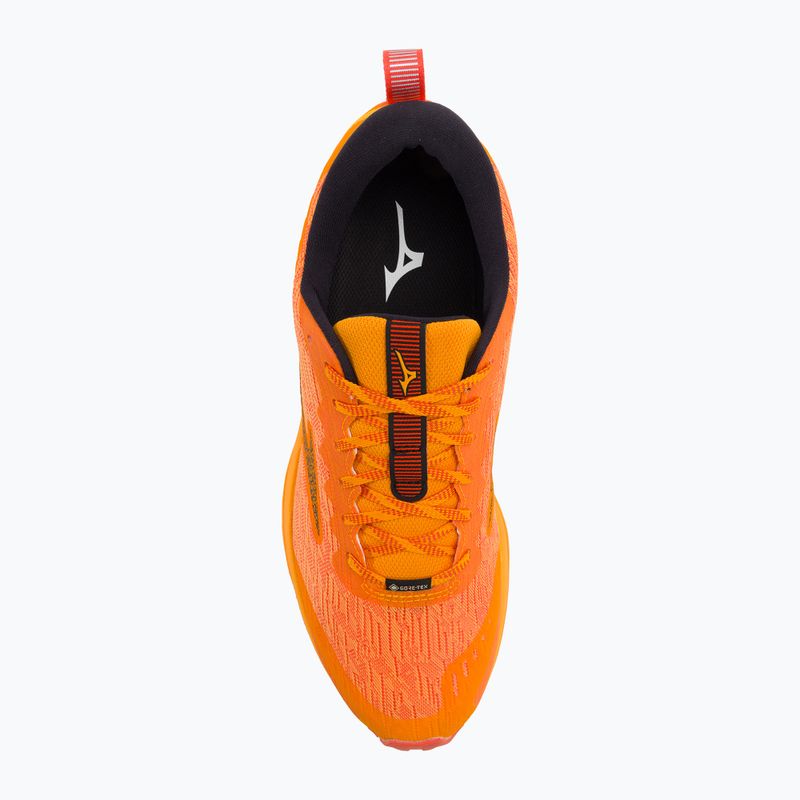 Vyriški bėgimo bateliai Mizuno Wave Rider GTX zinnia/tigerlily/black 6