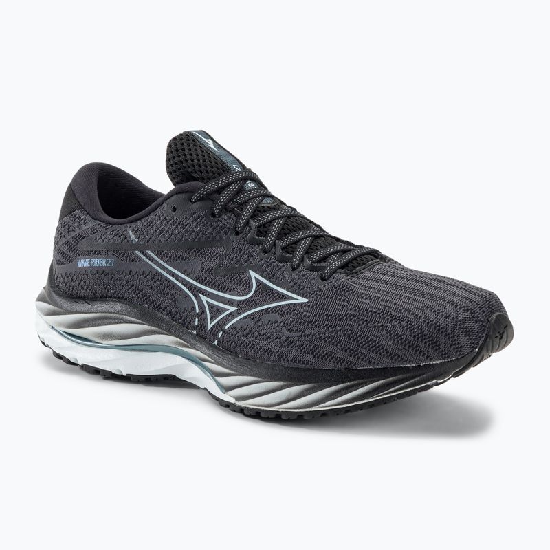 Vyriški bėgimo bateliai Mizuno Wave Rider 27 ebony/illusion blue/black