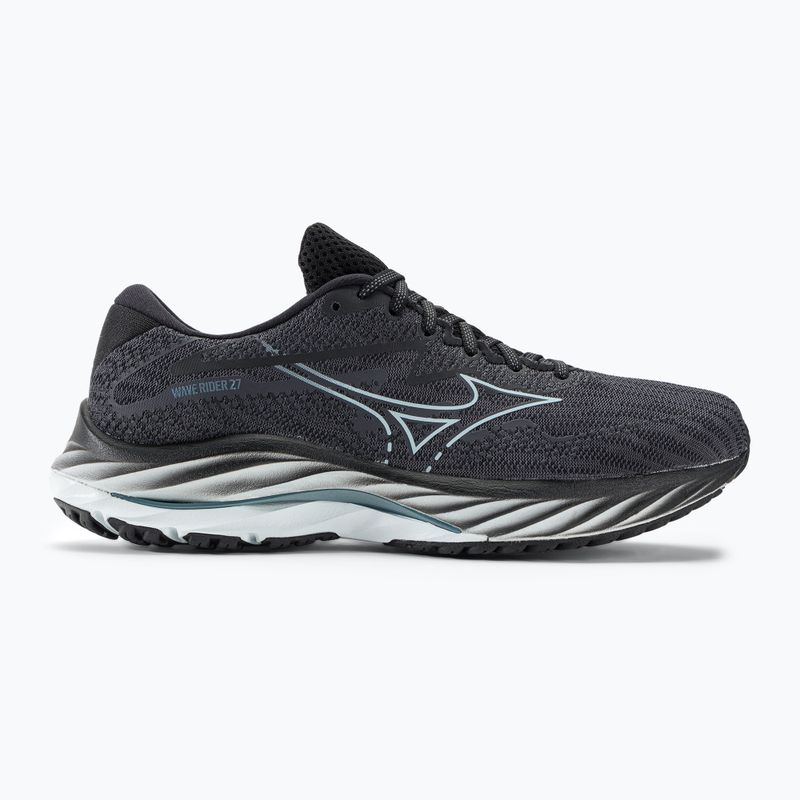 Vyriški bėgimo bateliai Mizuno Wave Rider 27 ebony/illusion blue/black 2