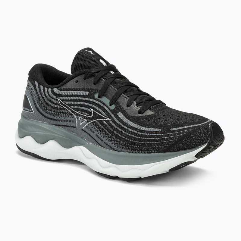 Vaikiški bėgimo batai Mizuno Wave Skyrise 4 black/white/stormweather