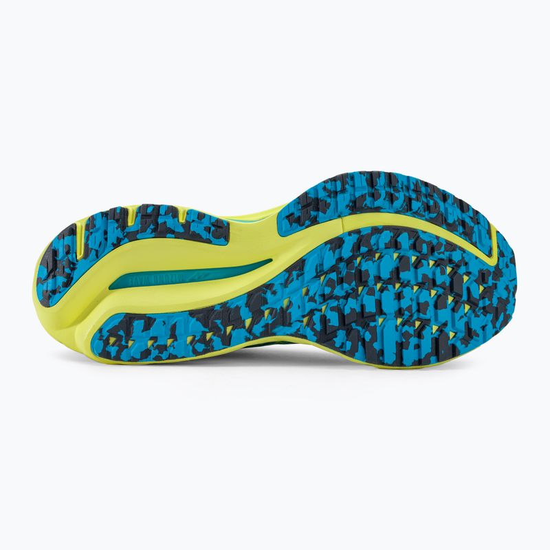 Vyriški bėgimo bateliai Mizuno Wave Inspire 19 jet blue/bolt2neon/luminous 5