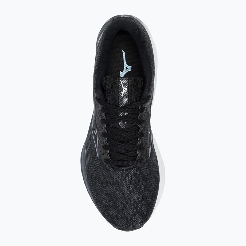 Vyriški bėgimo bateliai Mizuno Wave Inspire 19 2E black/glacial ridge/illusionblue 6