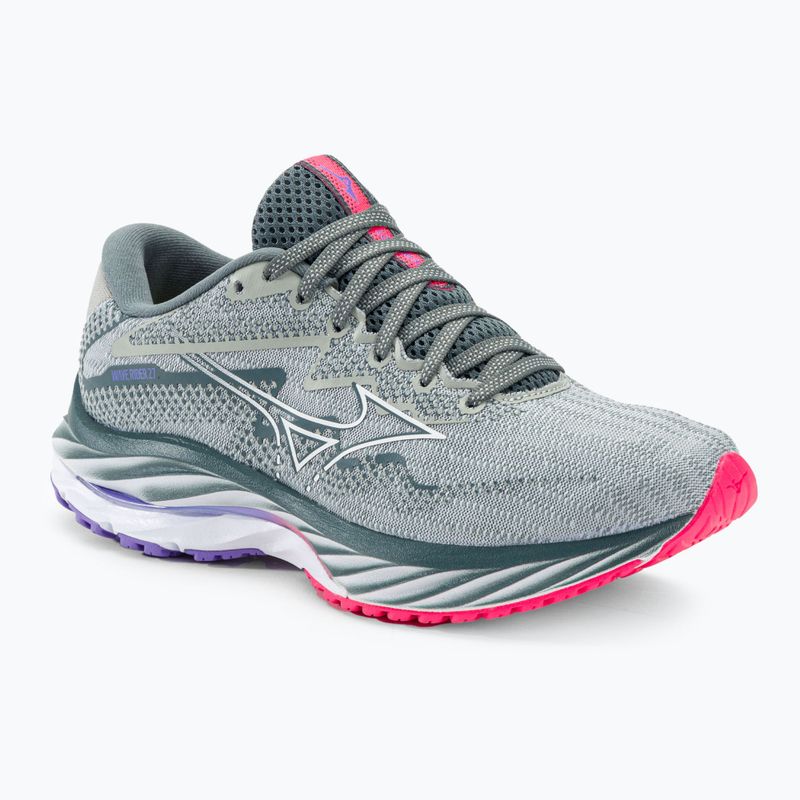 Moteriški bėgimo bateliai Mizuno Wave Rider 27 pearl blue/white/highvpink