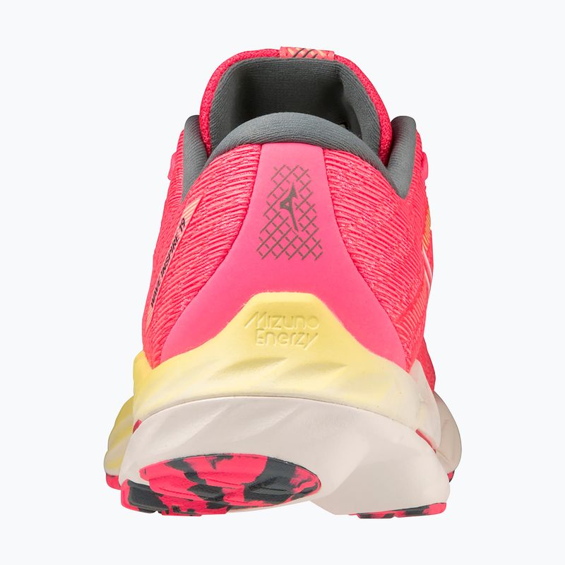 Moteriški bėgimo bateliai Mizuno Wave Inspire 19 hi vis pink/ snow white/ luminous 11