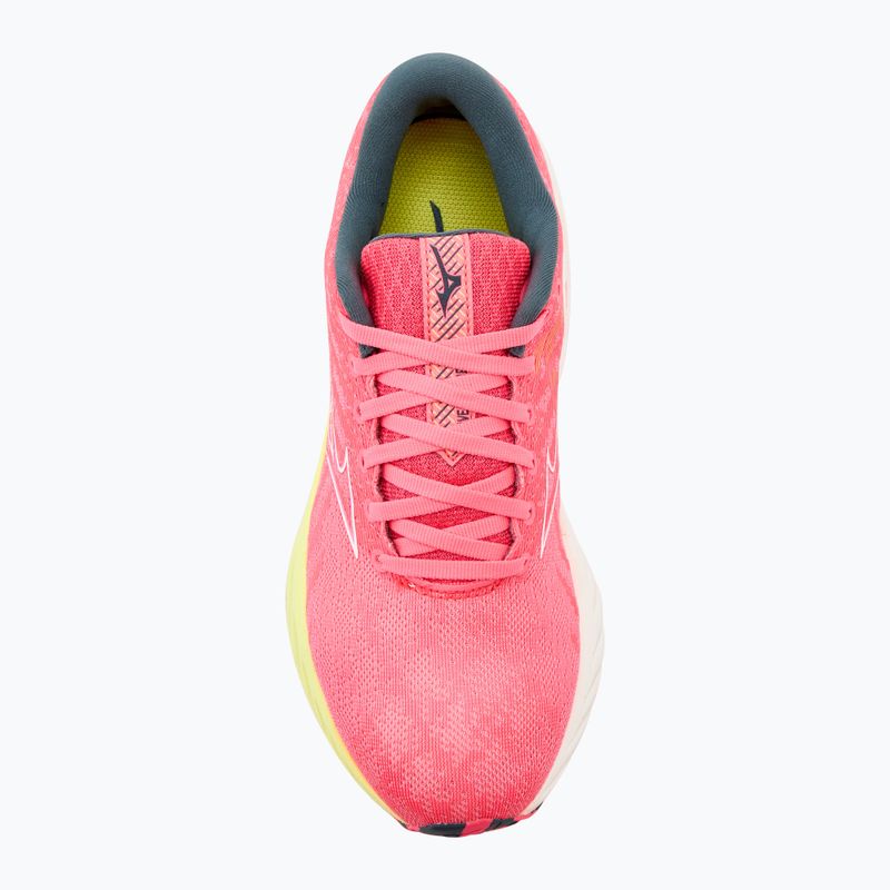 Moteriški bėgimo bateliai Mizuno Wave Inspire 19 hi vis pink/ snow white/ luminous 5